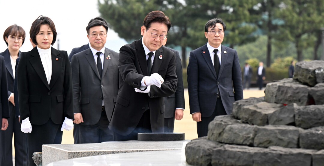 이재명 대통령, 제주 4·3 평화공원...