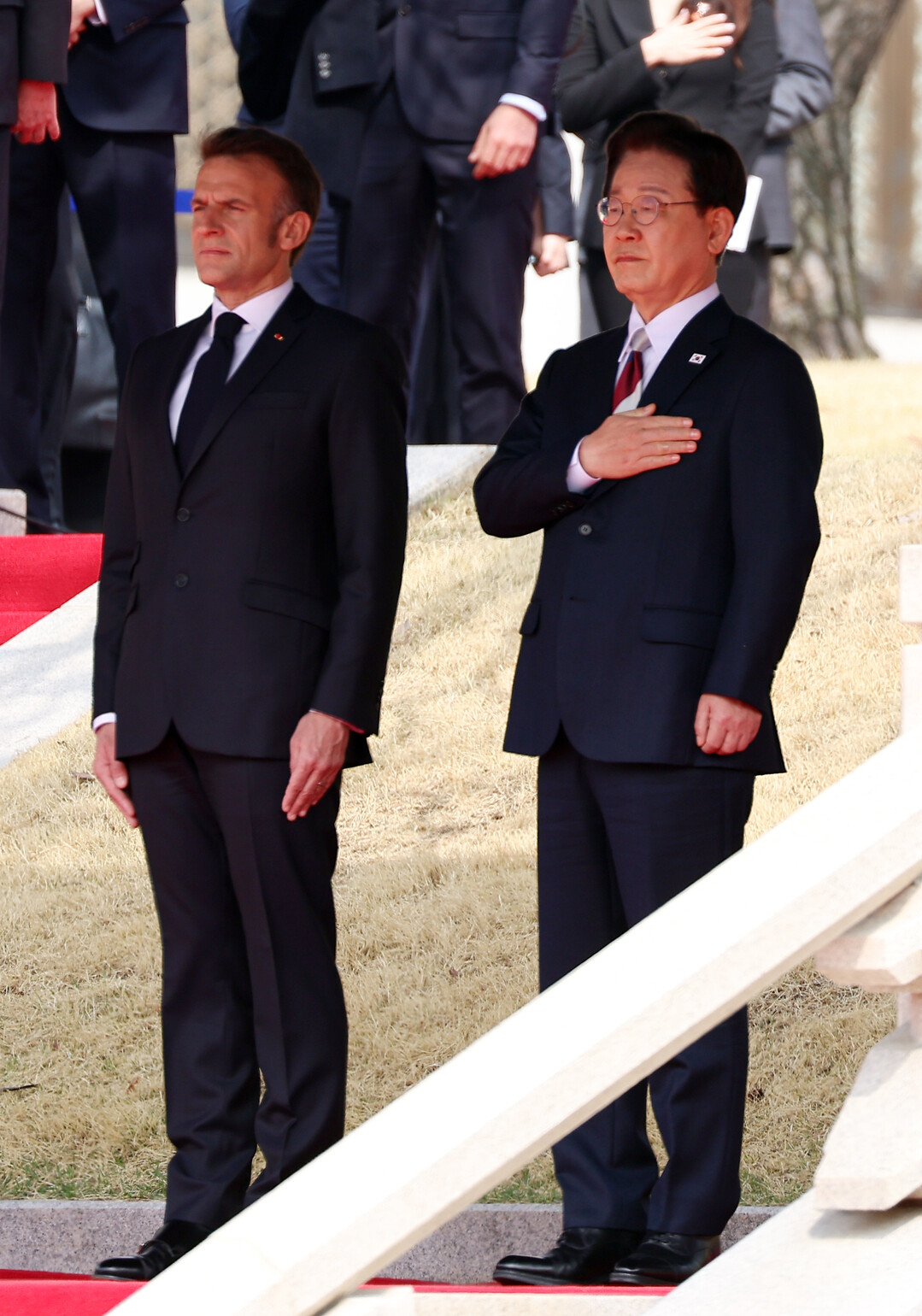 프랑스 대통령 국빈 방한 공식 환영식...